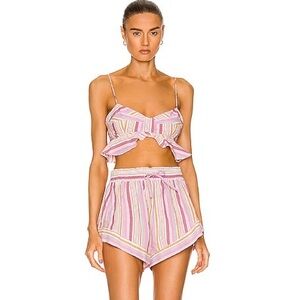 Isabel Marant Thalia stripe shorts 34  XS